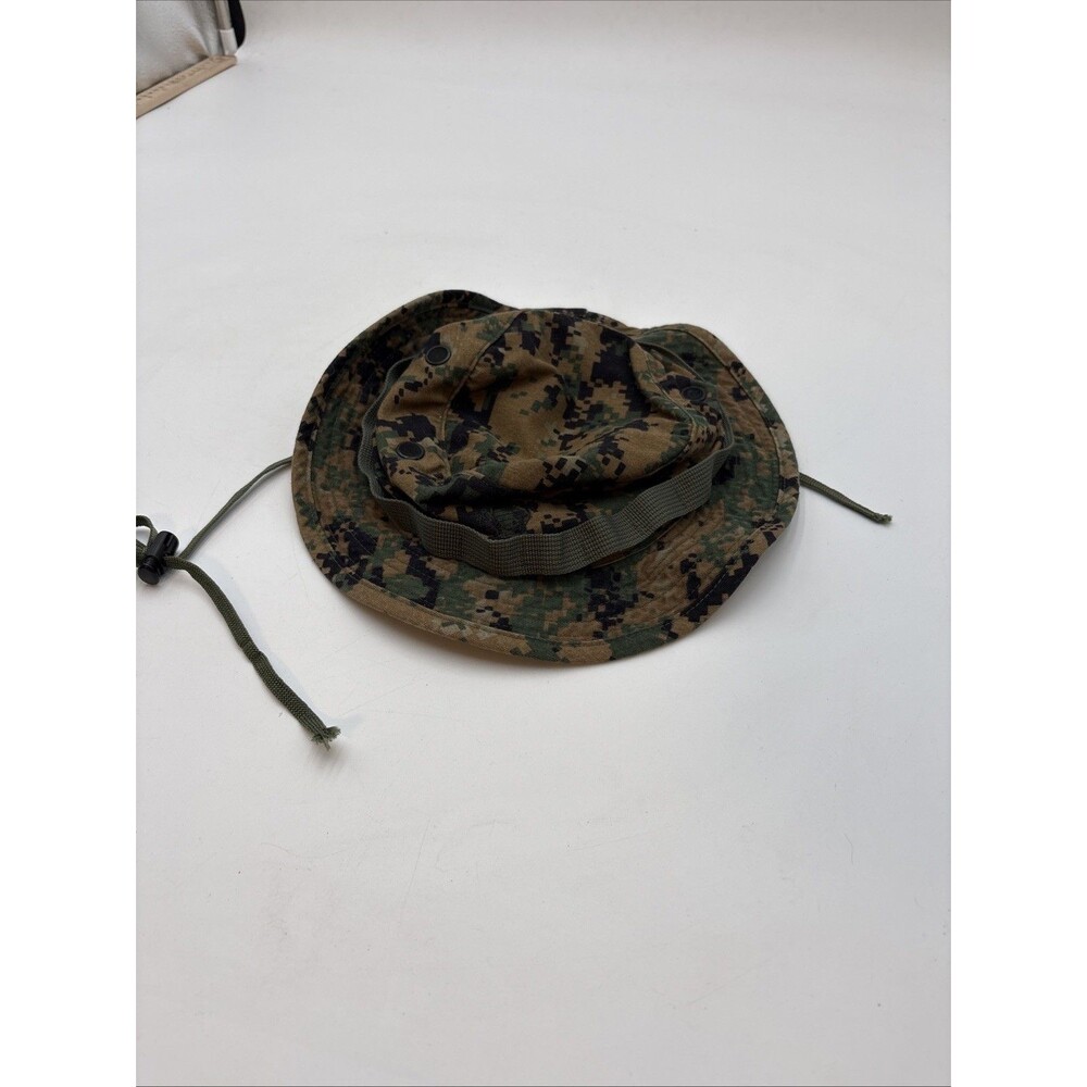 US Marine Corps MARPAT Woodland Boonie Field Cover Digital Camo Size Medium